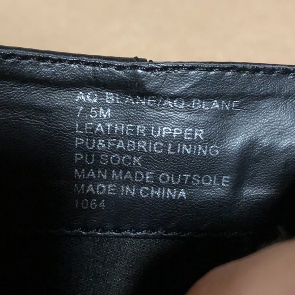 NWT Aqua Blane Studded Leather Western Booties - Picture 6 of 7